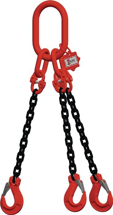 Anschlagkette 3-strängig,Güte 8 L1000xS6mm Trgf.2360/1700kg MCBULL