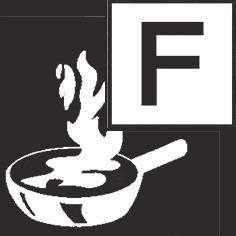 GLORIA GmbH Fettbrandfeuerlöscher FA 3 EASY 3l aufladb.Brandkl.8 A 75 F m.Wandh.GLORIA 814101.0000