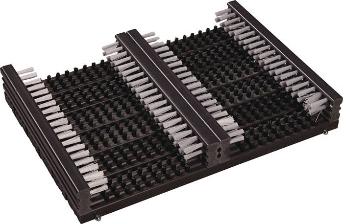 Fußmatte schwarz 100% PP L290xB390xS55mm