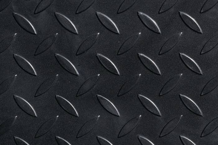 Fußmatte schwarz 100% PP L380xB740xS20mm
