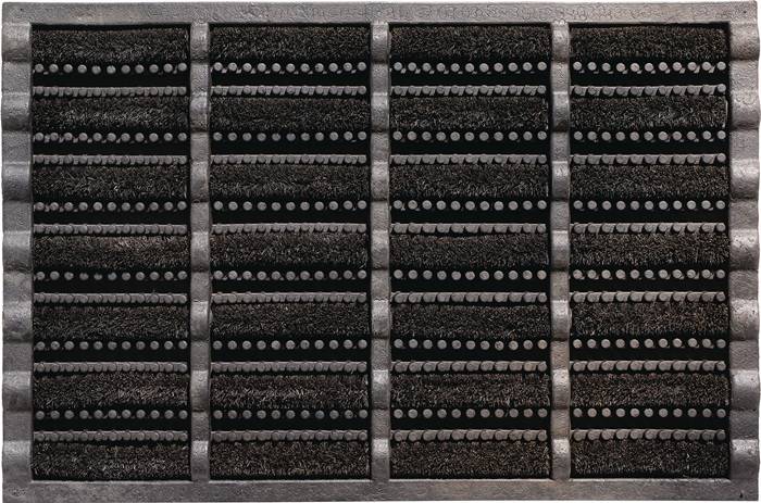 Fußmatte schwarz 60% Gum./40% Kokos L600xB400xS25mm