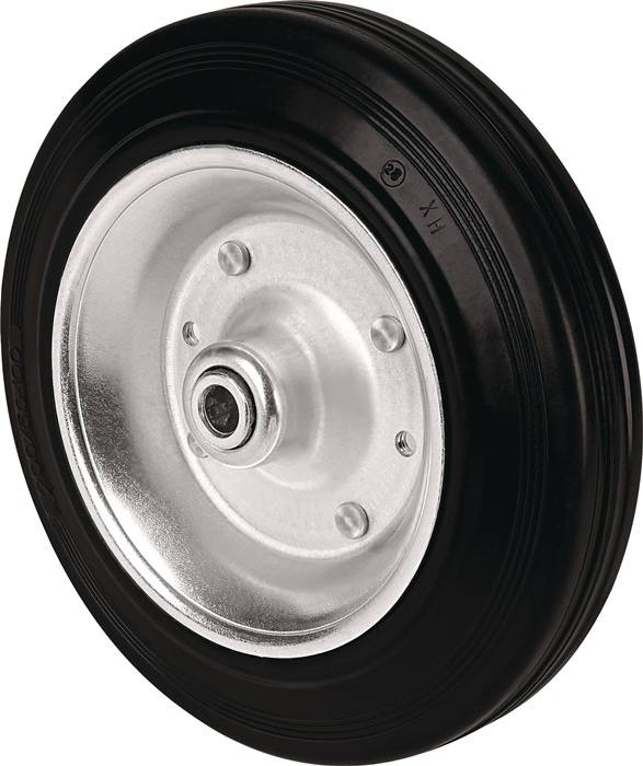 Ersatzrad D.125mm Trgf.100kg VG schwarz Achs-D.15mm Nabenl.50mm TECWERK