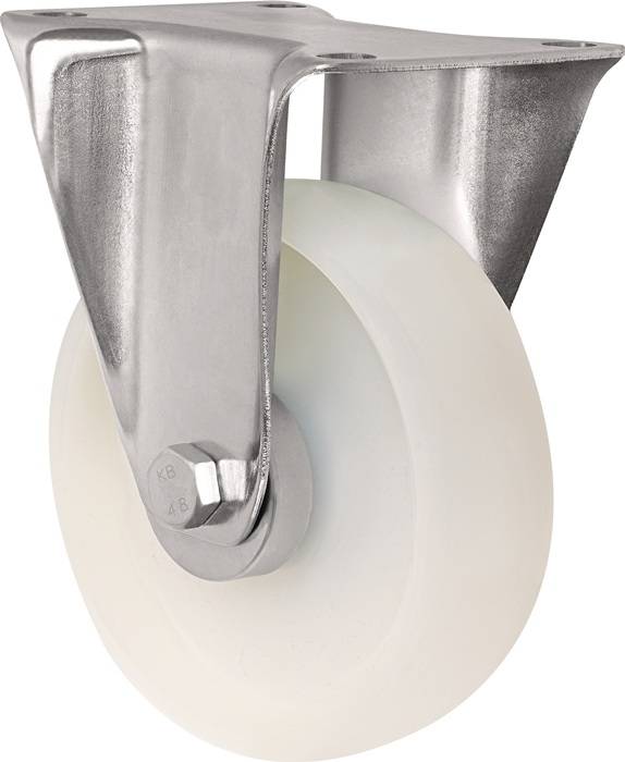 Bockrolle D.200mm Trgf.350kg PA Platte L135xB110mm TECWERK