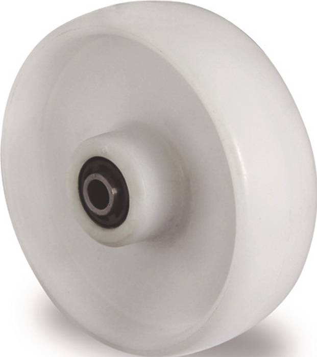 Ersatzrad D.80mm Trgf.130kg PA weiß Achs-D.12mm Nabenl.40mm TECWERK