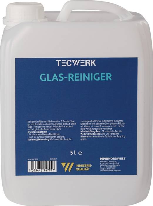 Glasreiniger 5l Kanister TECWERK