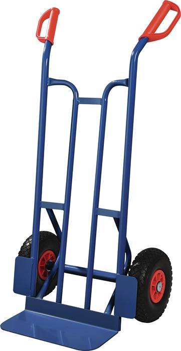 Sackkarre H.1150mm Schaufel-L150xB400mm PU-Bereifung Trgf.250kg blau TECWERK
