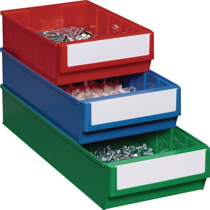 Regalkasten L300xB183xH81mm rot PP TECWERK