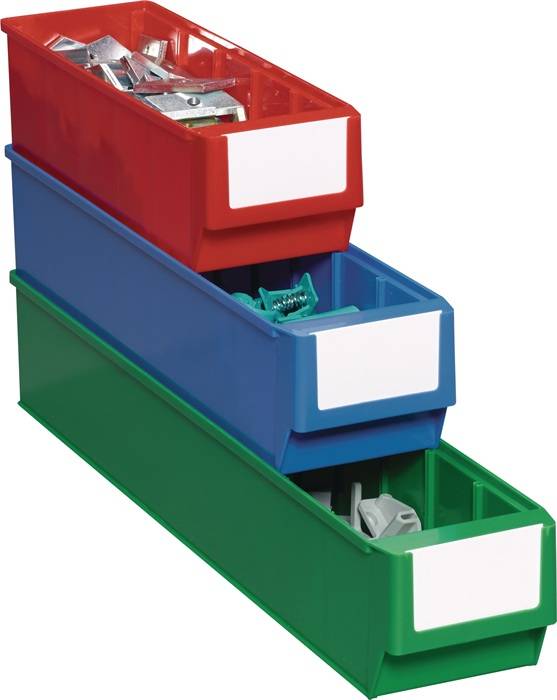 Regalkasten L400xB91xH81mm blau PP TECWERK