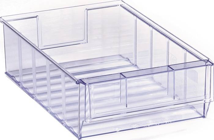 Regalkasten L300xB183xH81mm transp.SAN TECWERK