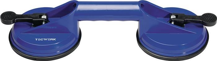 Saugheber Trgf.80kg Kopf-D.118mm 2 Köpfe ABS Ku.TECWERK