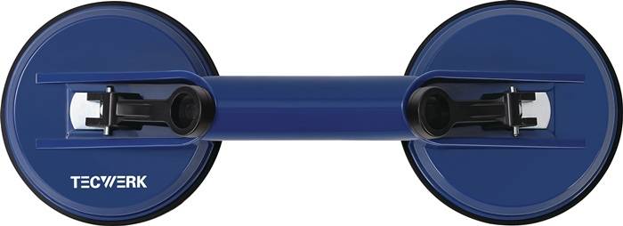 Saugheber Trgf.80kg Kopf-D.118mm 2 Köpfe ABS Ku.TECWERK