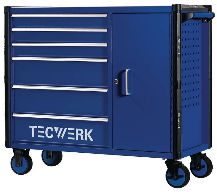 Rollwerkbank TREND 2.0 Außen-B1105xT470xH950mm Schubl.6 30kg 400kg TECWERK