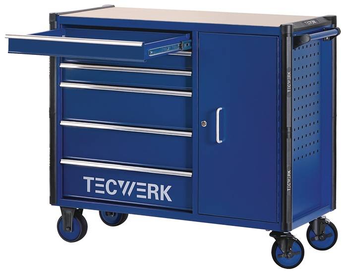 Rollwerkbank TREND 2.0 Außen-B1105xT470xH950mm Schubl.6 30kg 400kg TECWERK