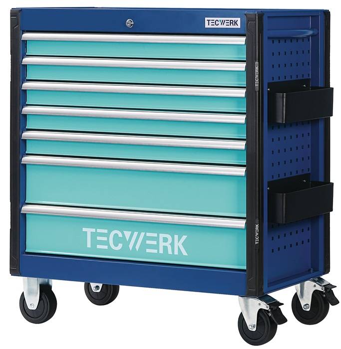 Wkz.wagen PLUS XL 2.0 B960xT465xH1020mm 500kg 7 Schubl.Stahlbl.TECWERK
