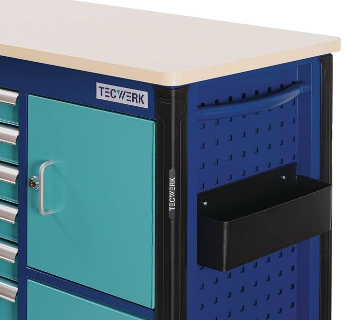 Rollwerkbank PLUS 2.0 T Außen-B1090xT500xH1055mm Schubl.7 30kg 500kg TECWERK