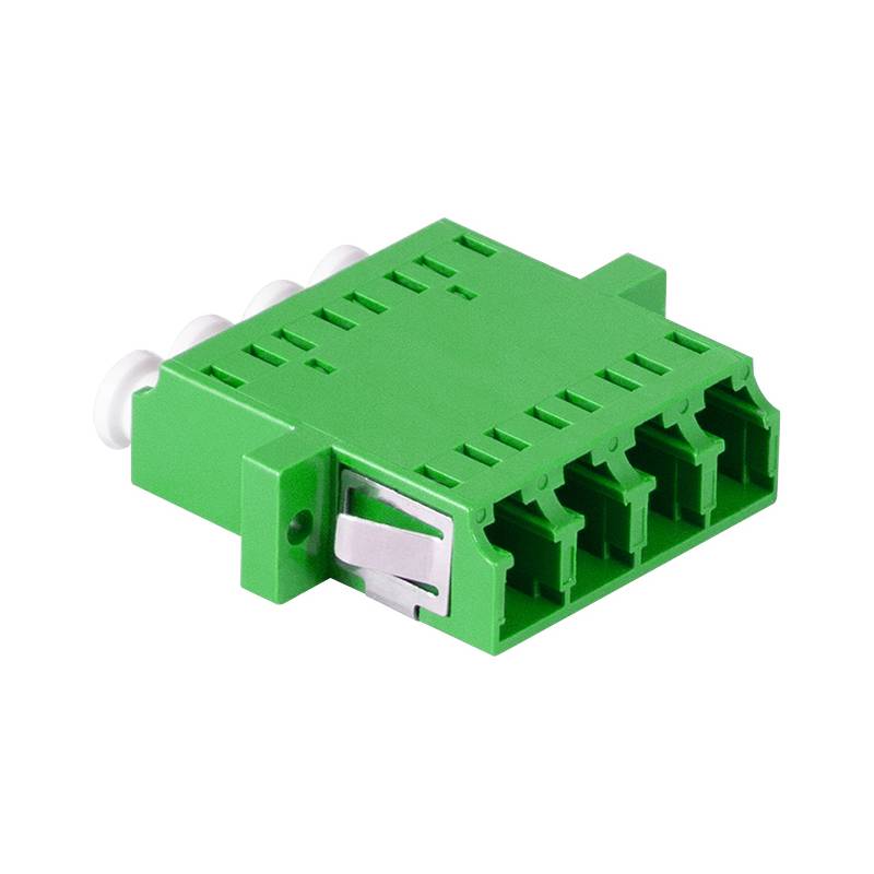 LogiLink LWL Kupplung-Set, LC-Duplex Quad, grün, 12er Set