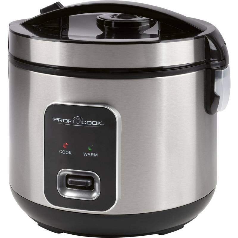 PROFI COOK 2in1 Reiskocher/Dampfgarer PC-RK 1285, schwarz