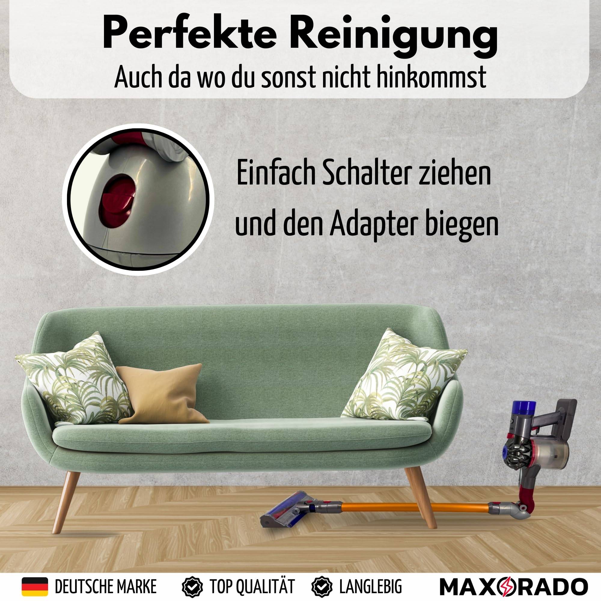 Winkeladapter Winkel Aufsatz für Dyson V7 V8 V10 V11 V15 Biegeadapter Staubsauger Zubehör