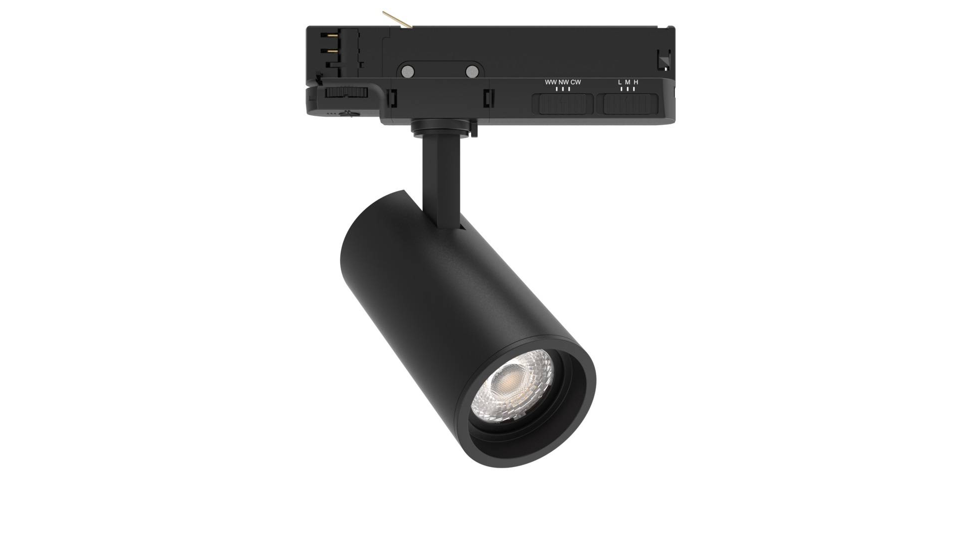 DOTLUX LED-Tracklight SLIMtrack-eco max.21W POWERselect & COLORselect schwarz 36°