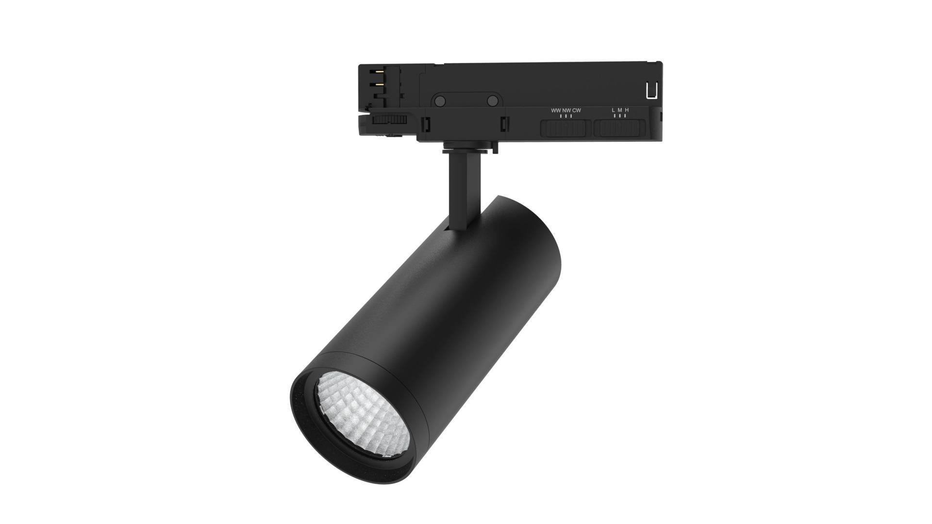 DOTLUX LED-Tracklight SLIMtrack-eco max.29W POWERselect & COLORselect schwarz 36°