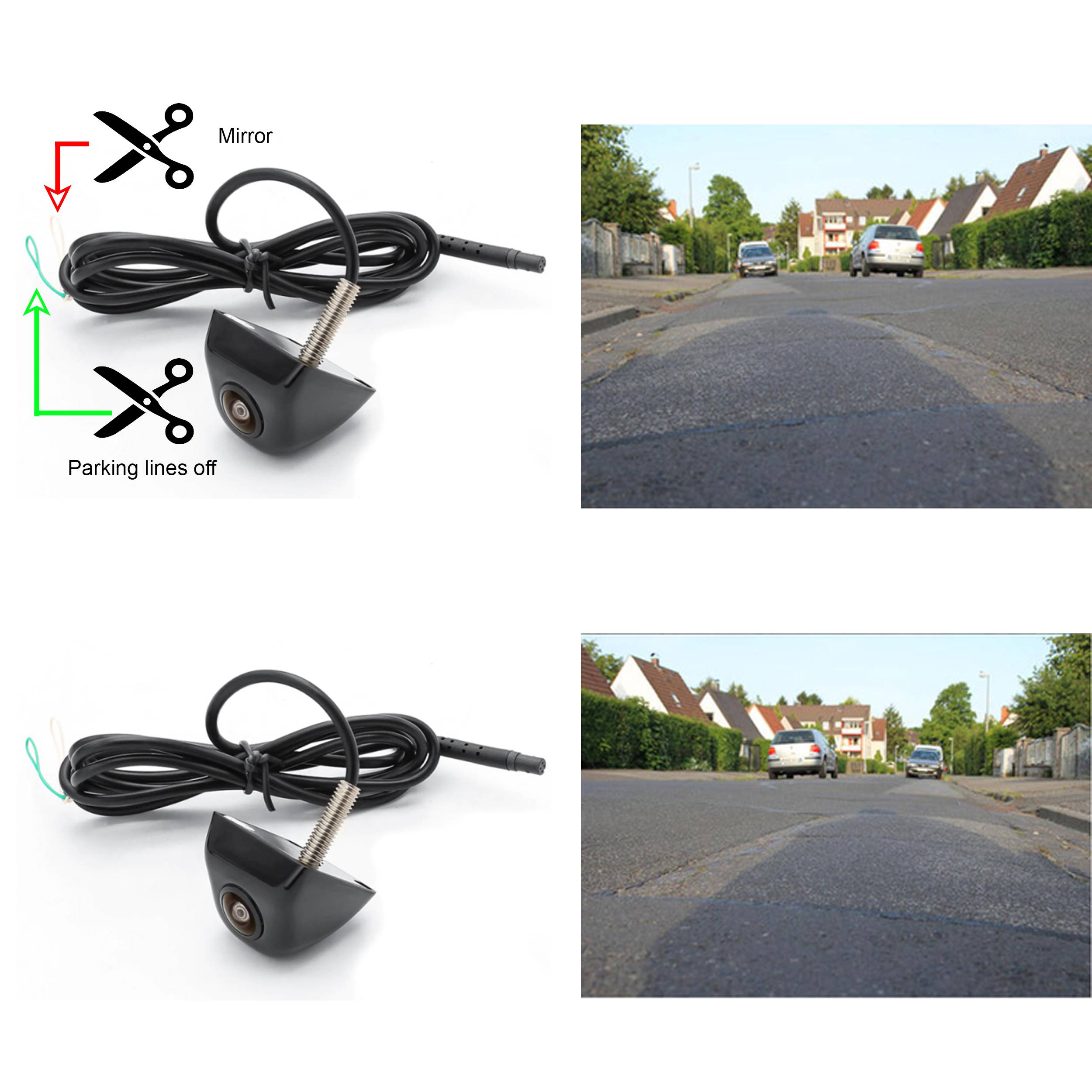 Universal Kofferraumleiste/Griffleiste AHD Front Kamera oder Rückfahrkamera CCD Chip