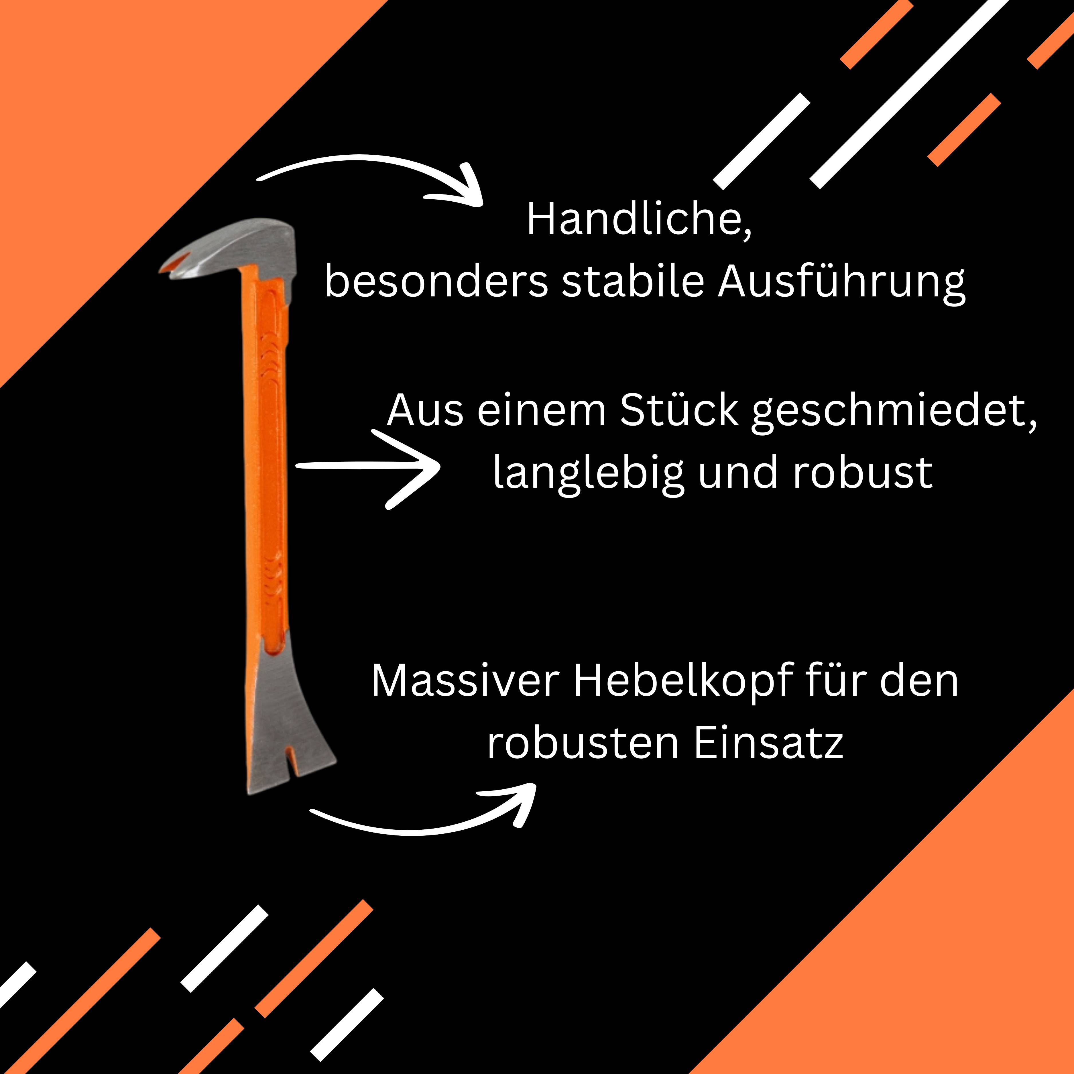 DACHKRONE Set 2 – PICARD Latthammer Nr. 298 geraut & BlackGiant Utility Bar 250 mm