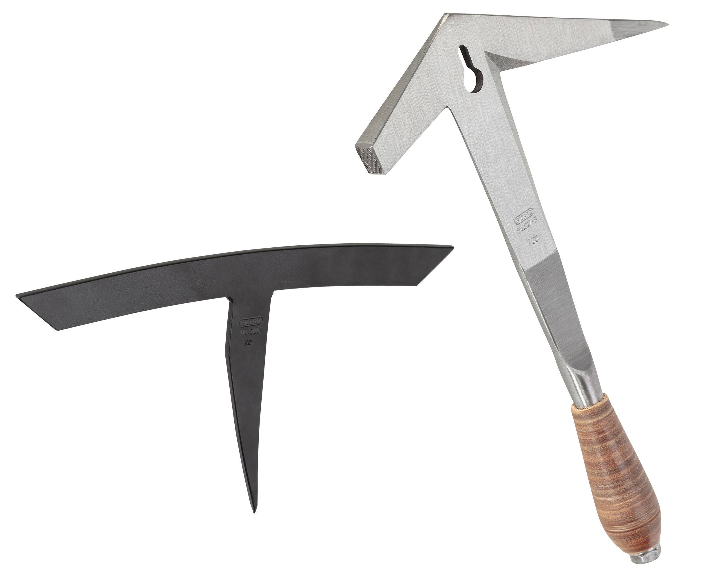 DACHKRONE Set 1 – PICARD Schieferhammer Nr. 207 R XL & Haubrücke Nr. 209 gebogen