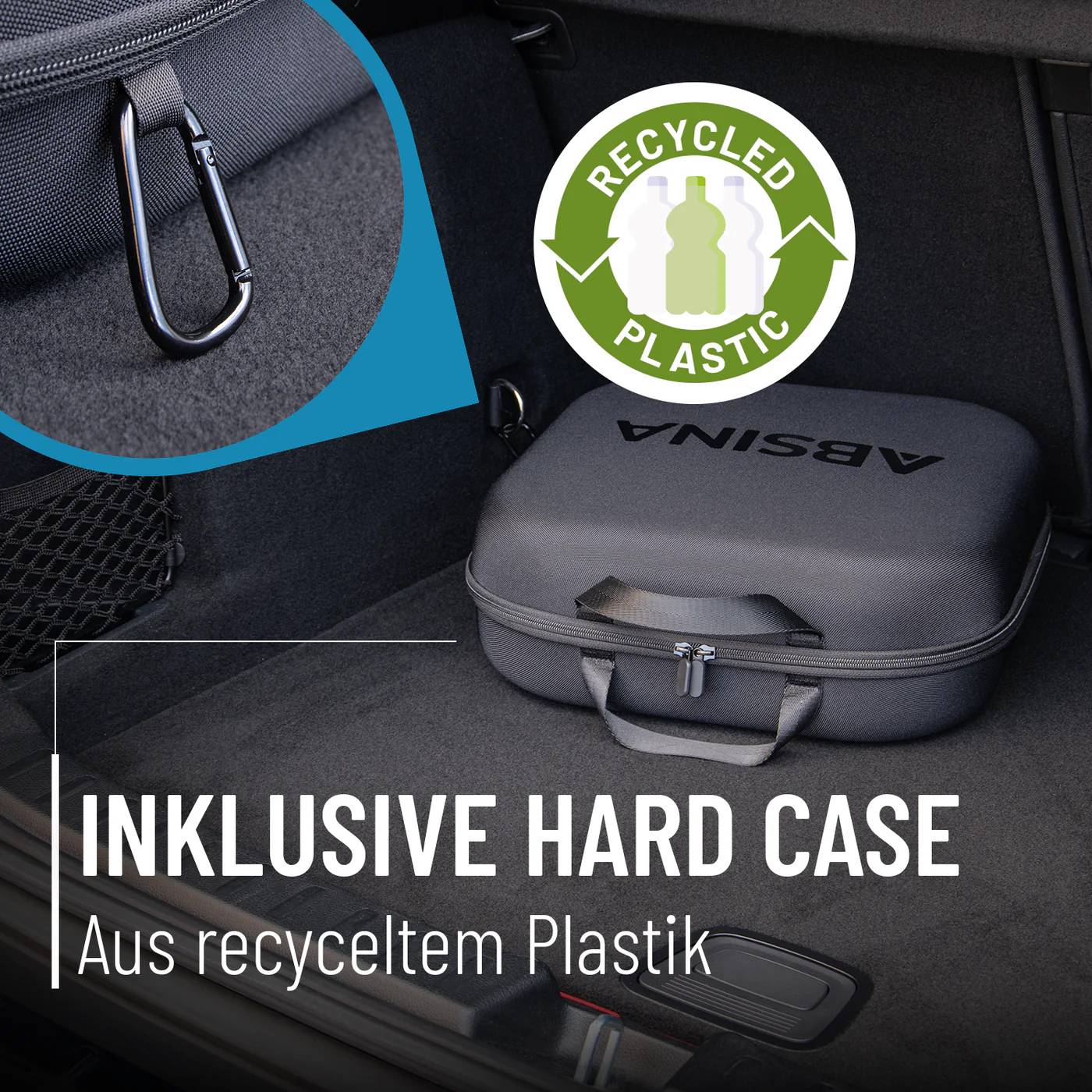 ABSINA EV Ladekabel für Elektroautos, Mode 2, 16 A, 3,7 kW