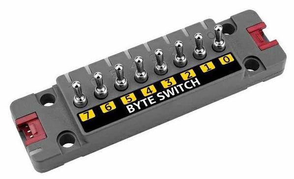 M5Stack Byte Switch Unit, Eingabemodul, 8 Schalter, STM32G031 Controller, RGB-LED-Anzeige, 5V