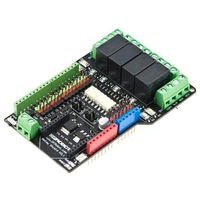 DFRobot 4-Kanal-Relais-Shield, 4 Relais, Optokoppler, XBee-Sockel, Arduino UNO kompatibel, 5A 240V DFRobot 4-Kanal-Relais-Shield, 4 Relais, Optokoppler, XBee-Sockel, Arduino UNO kompatibel, 5A 240V