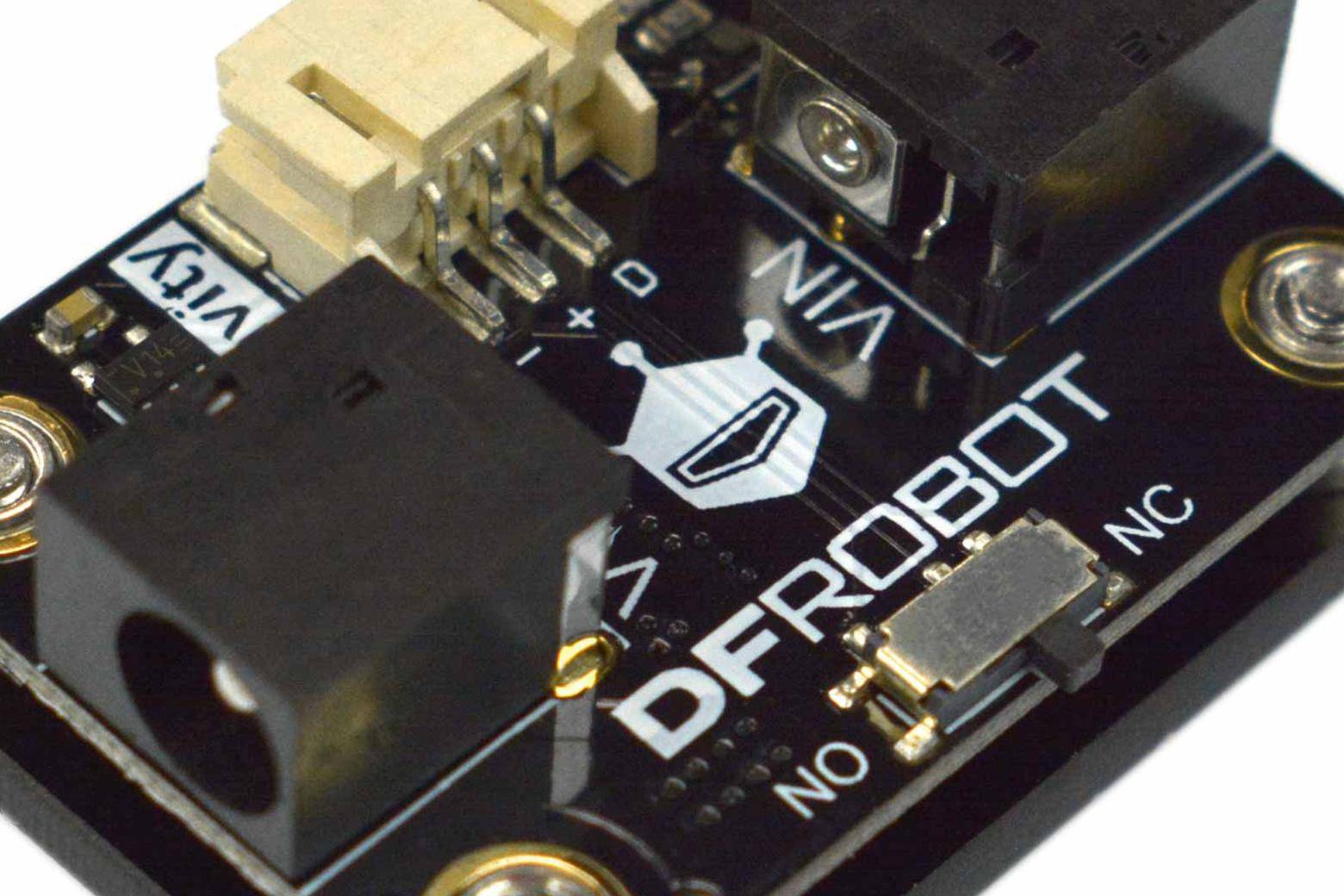 DFRobot Gravity Easy Relay Module, NO/NC Kippschalter, DC2.1 Schnittstelle, 3,3-5,5V