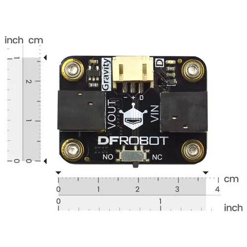DFRobot Gravity Easy Relay Module, NO/NC Kippschalter, DC2.1 Schnittstelle, 3,3-5,5V DFRobot Gravity Easy Relay Module, NO/NC Kippschalter, DC2.1 Schnittstelle, 3,3-5,5V
