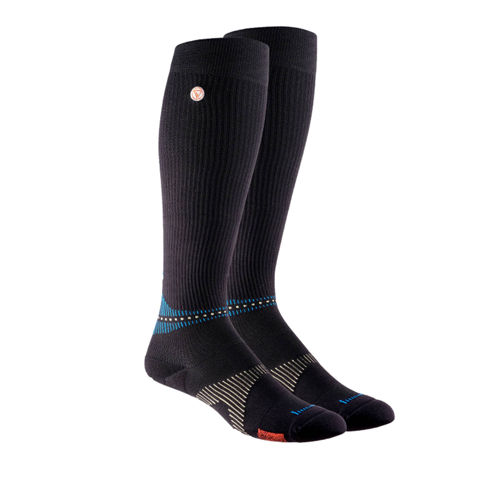 NeuroSocks Athletic Knee High Socken - schwarz - S - Größe 35-38 - Atmungsaktive Kniesocken - nahtlos & maschinenwaschbar – blasenvermeidend & ger