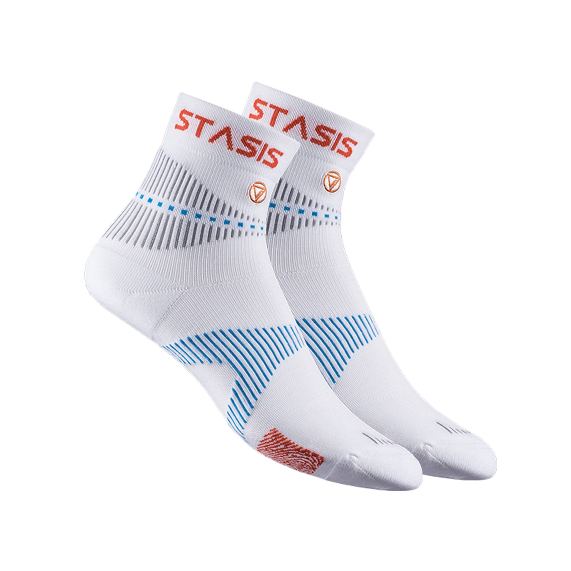 NeuroSocks Athletic Socken - weiß - S - Socken - Größe 35-38 - Atmungsaktive Socken, nahtlos & maschinenwaschbar – blasenvermeidend & geruchshemm
