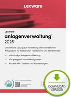Lexware Anlagenverwaltung 2025 - 1 Device, 1 Year - ESD-DownloadESD