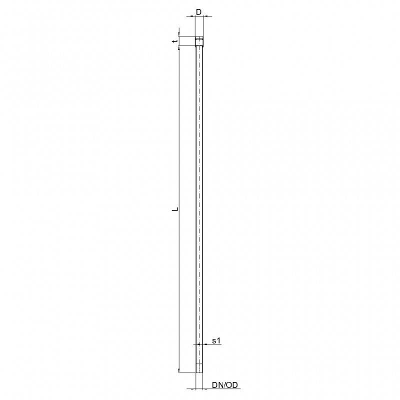 PoloPlast POLO KAL XS Rohr DN 32, 1500mm