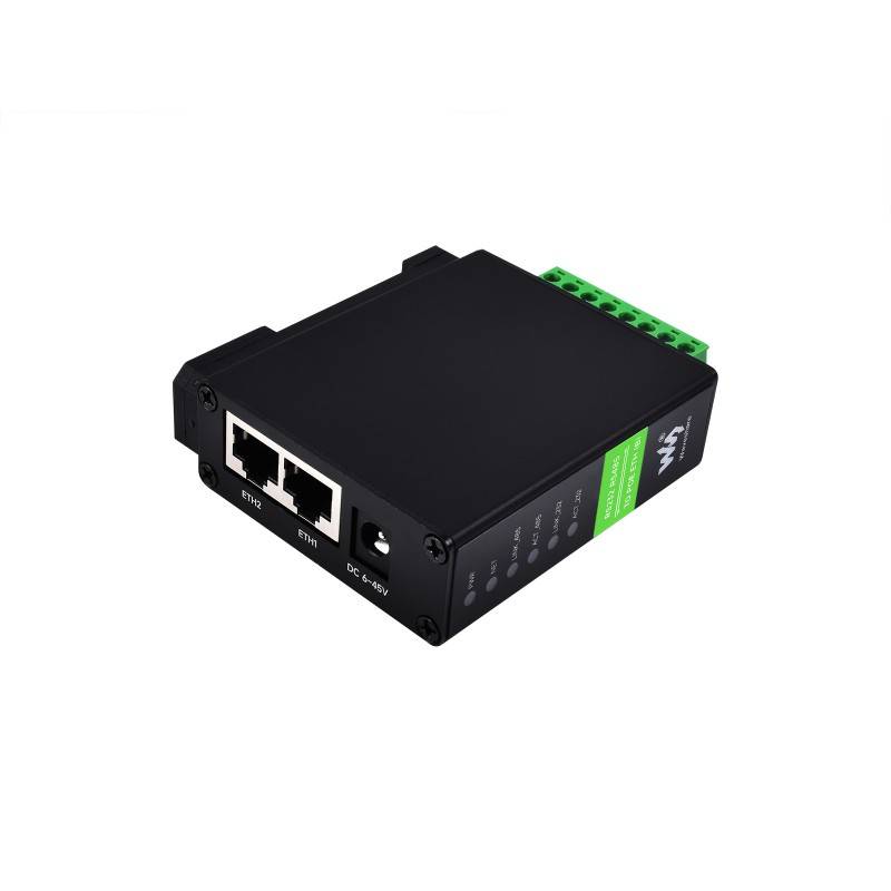 WaveShare RS232 RS485 to RJ45 Ethernet Serial Server Dual PoE Ports