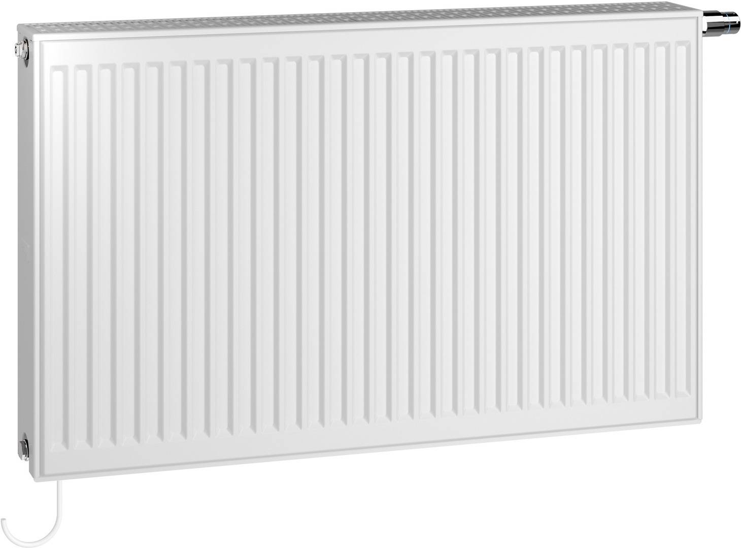 KermiX2 Profil Vplus T22 BH900x100x600 QN1377, weiß, 10 bar, Vent. re, m. Abd.