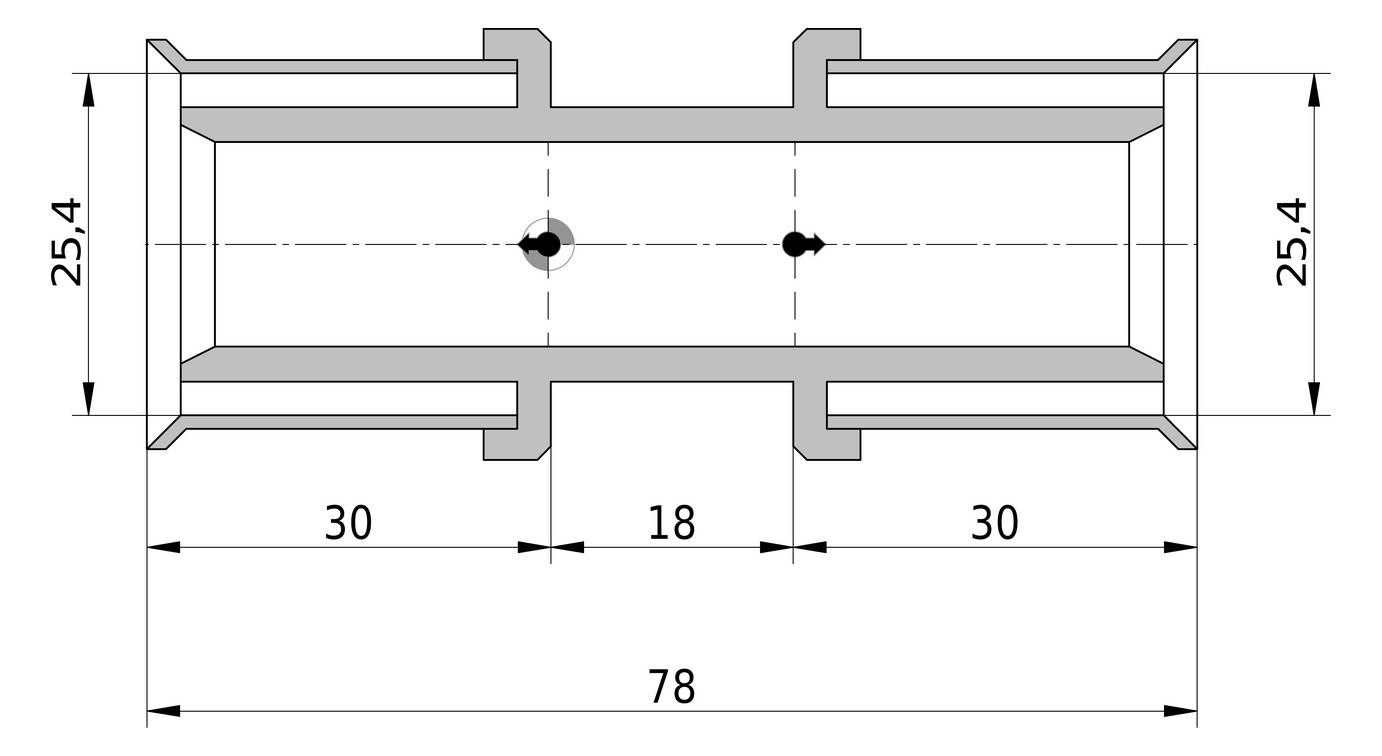 Wavin Tigris K5 Kupplung 25mm