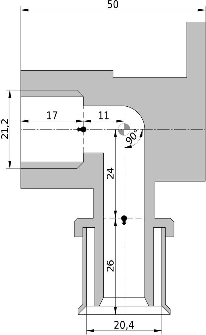 Wavin Tigris K5 Wandscheibe 20mm x 3/4 IG
