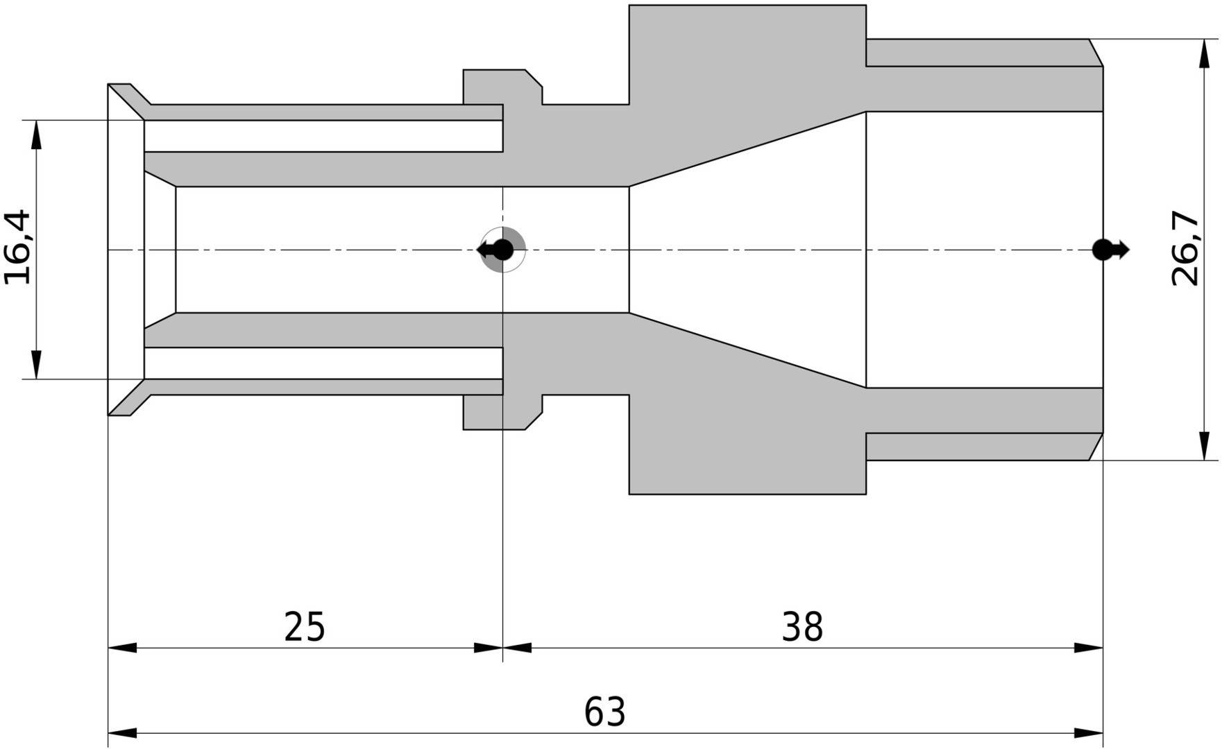 Wavin Tigris K5 Übergang 16mm x 3/4 AG