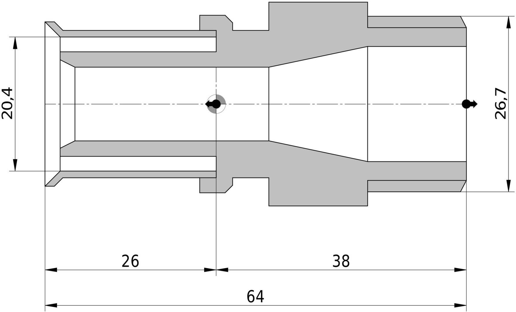 Wavin Tigris K5 Übergang 20mm x 3/4 AG