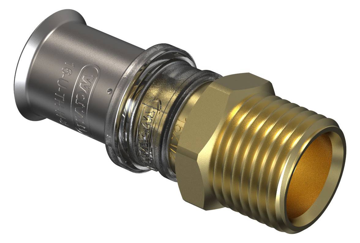 Wavin Tigris M5 Übergang 16mm x 1/2 AG