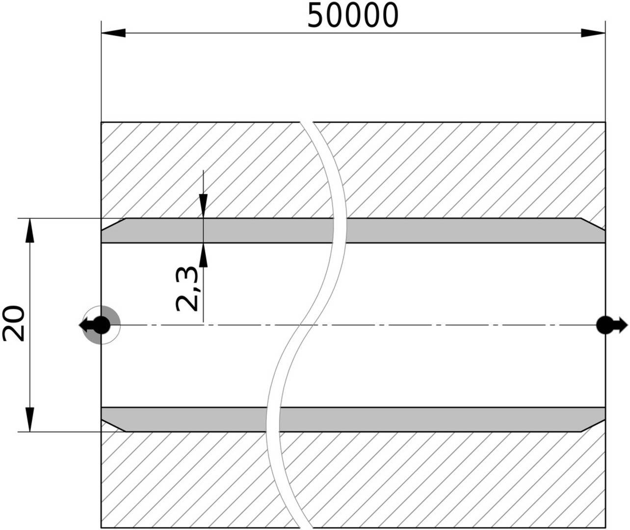 Wavin Tigris K1 Verbundrohr vorisoliert 9mm, 50 m/Ring, 20x2,25mm