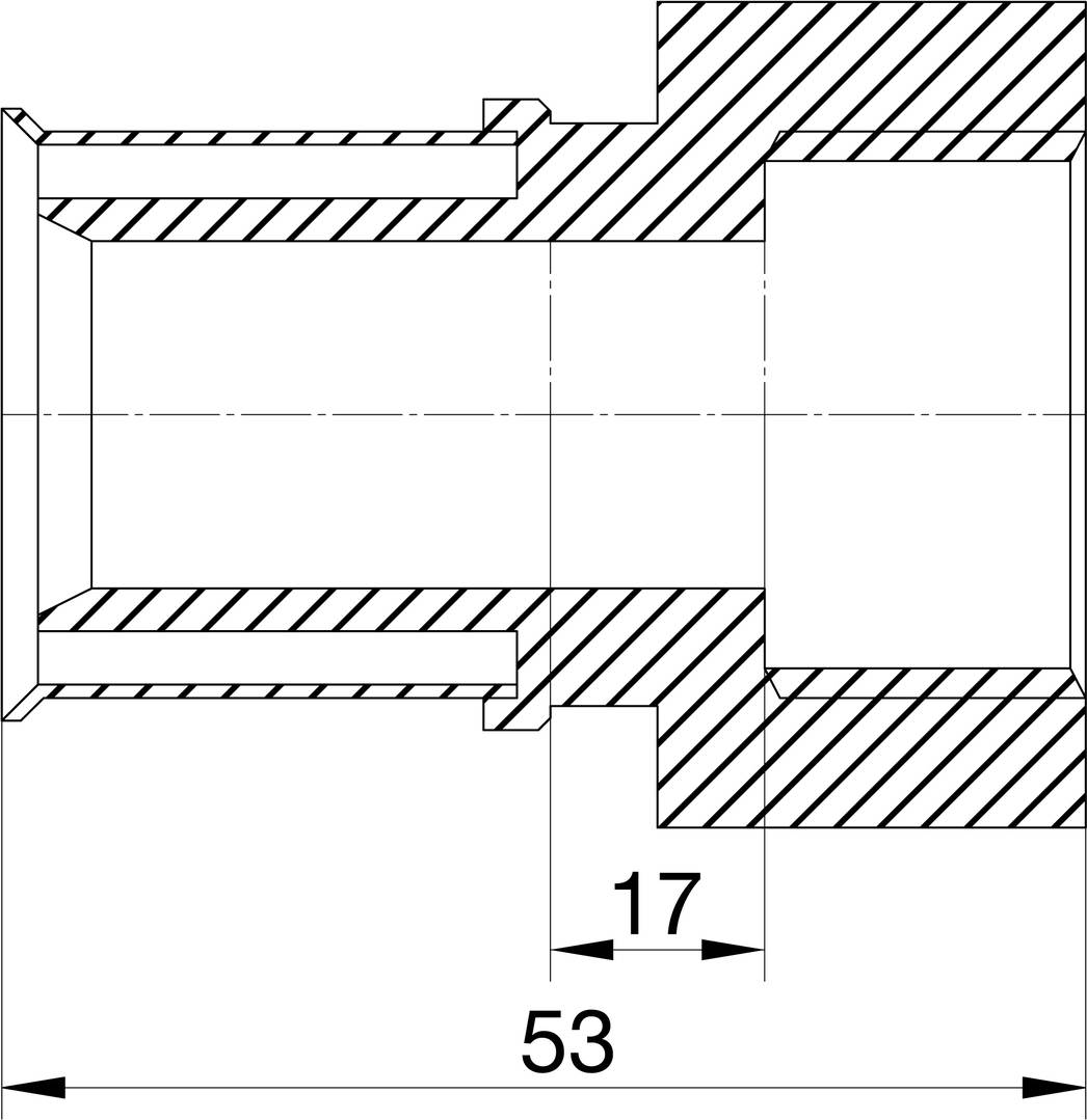 Wavin Tigris M5 raccord de transition 16 mm x 1/2" femelle