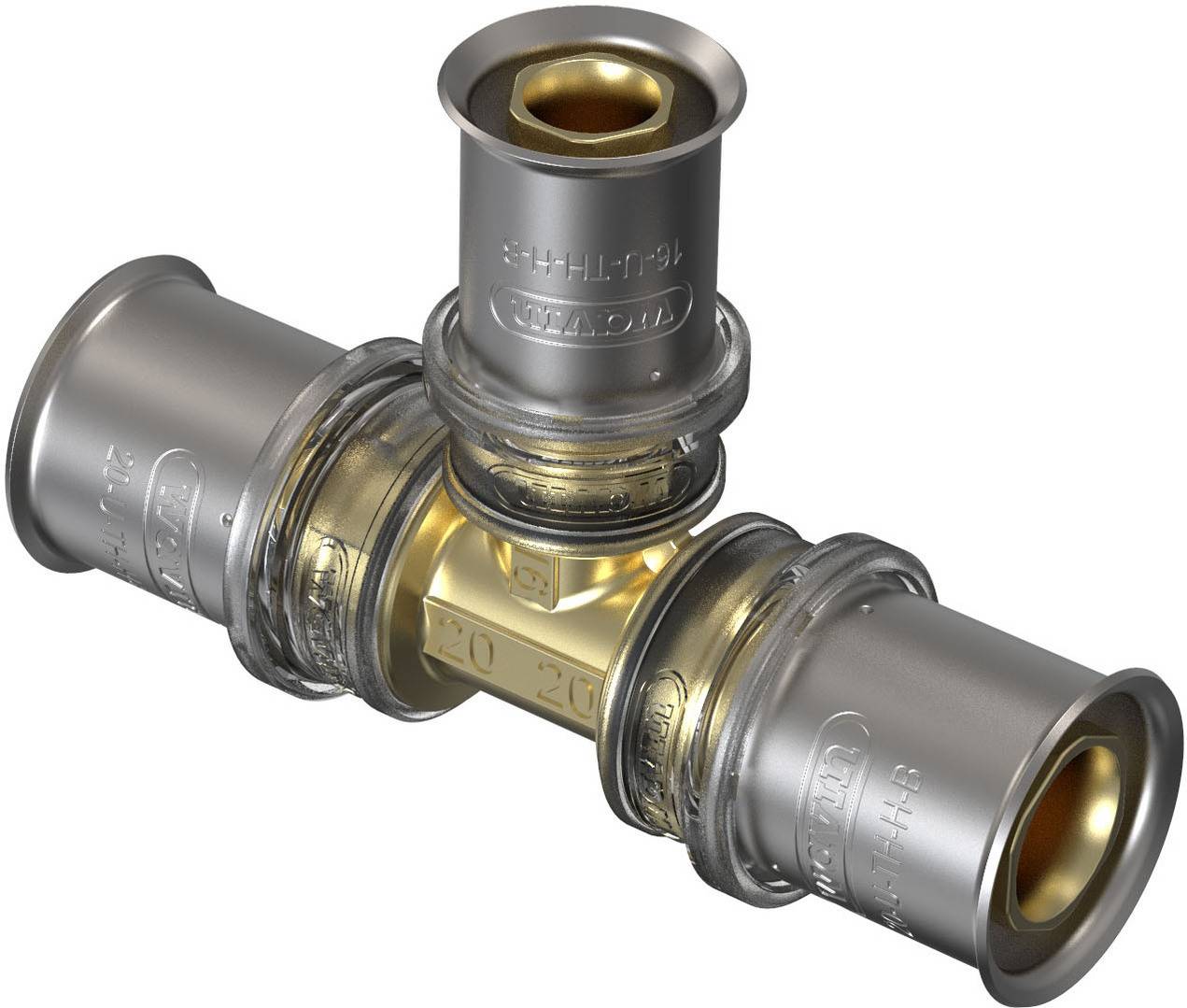 Wavin Tigris M5 T-Stück reduziert, 20mm x 16mm x 16mm