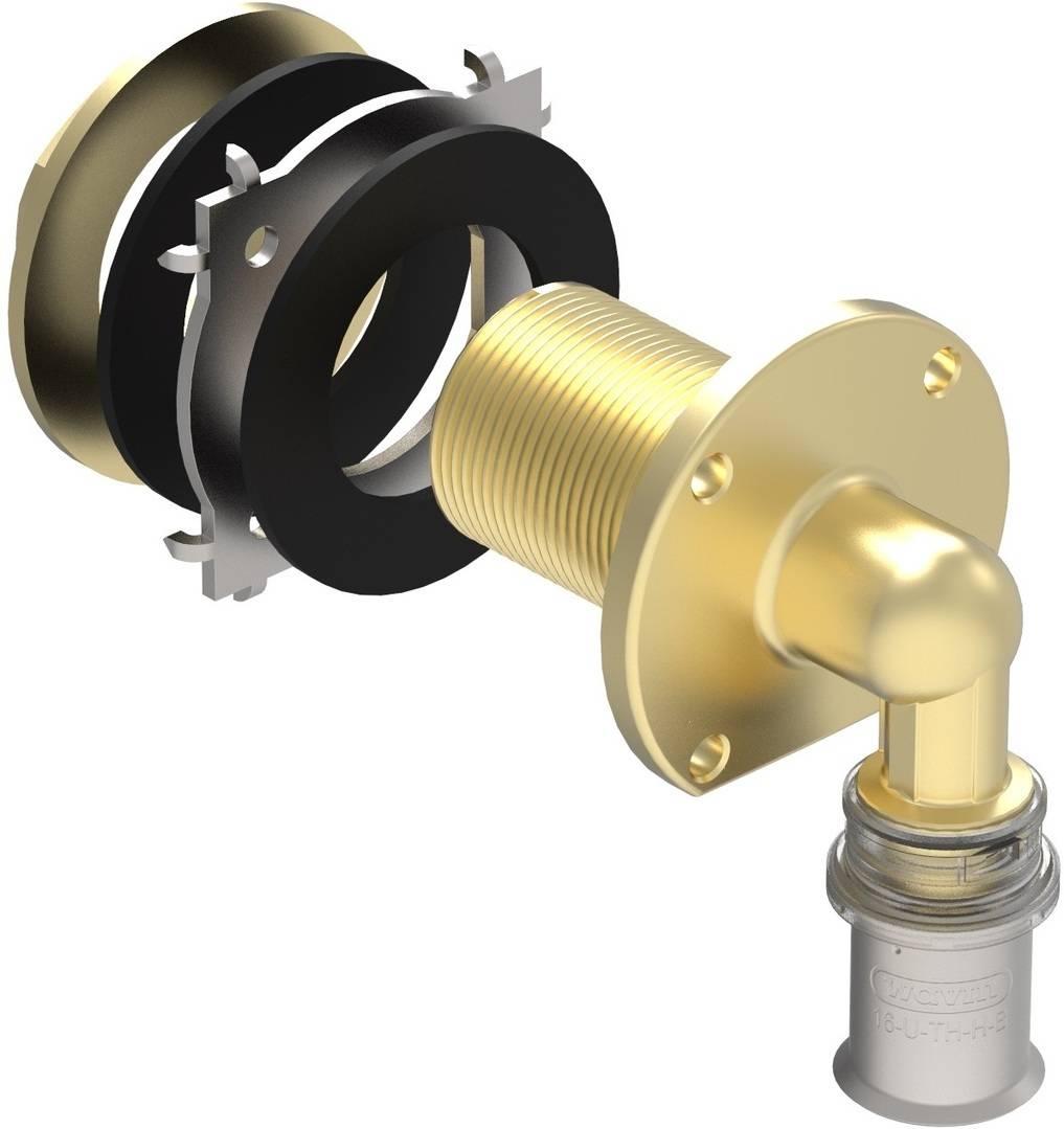 Wavin Tigris M5 Wanddurchführung 16mm x 1/2 IG L=48mm