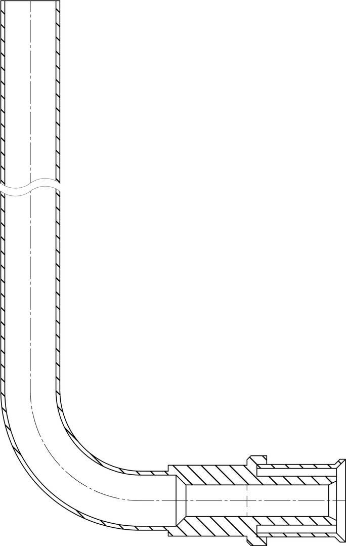 Wavin Tigris M5 Winkel-Anschlussleitung 16mm L=0,3