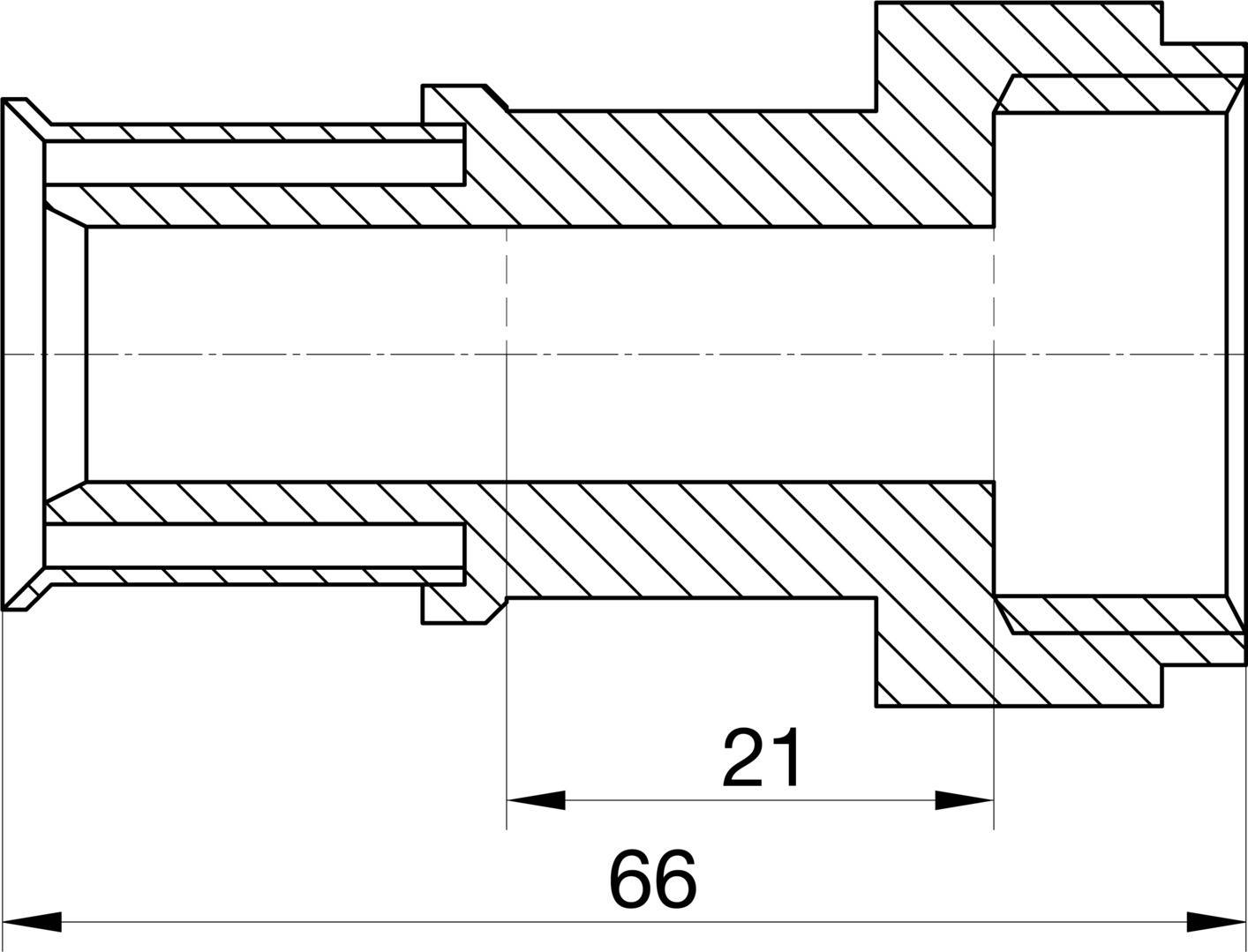Wavin Tigris M5 Verschraubung 32mm x 1 1/2 IG