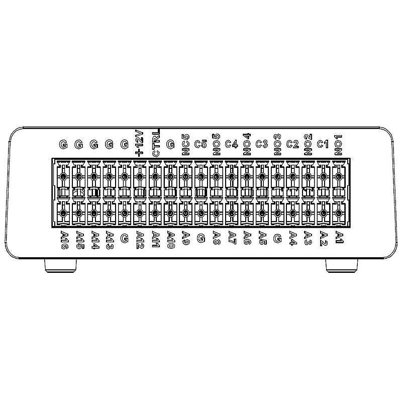 Fahrzeugstecker-Schaltplan mit beschrifteten Kontakten einschließlich Zündung (IGN), Masse (G), Batterie (BAT) und verschiedenen numerischen Kontaktbezeichnungen.